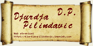 Đurđa Pilindavić vizit kartica